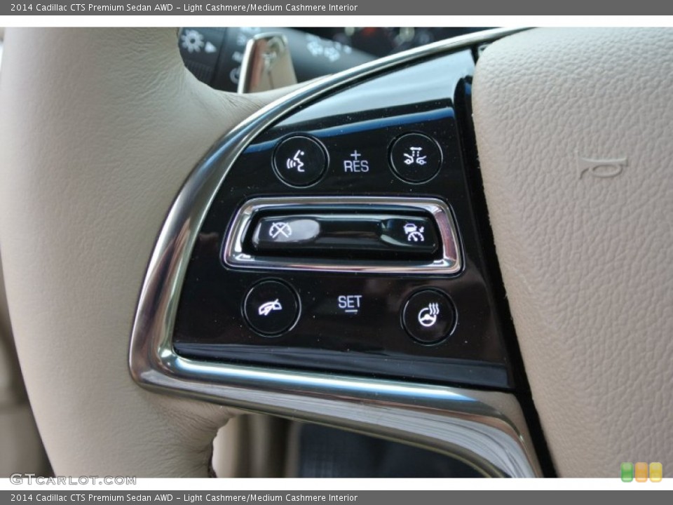 Light Cashmere/Medium Cashmere Interior Controls for the 2014 Cadillac CTS Premium Sedan AWD #91976447