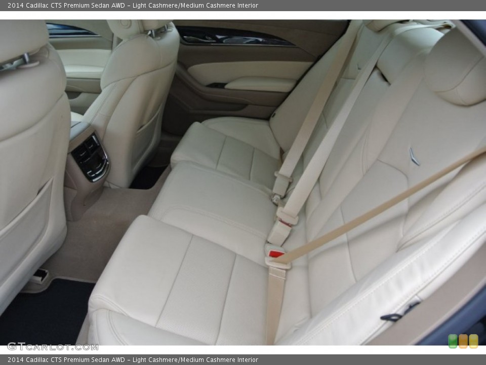 Light Cashmere/Medium Cashmere Interior Rear Seat for the 2014 Cadillac CTS Premium Sedan AWD #91976465
