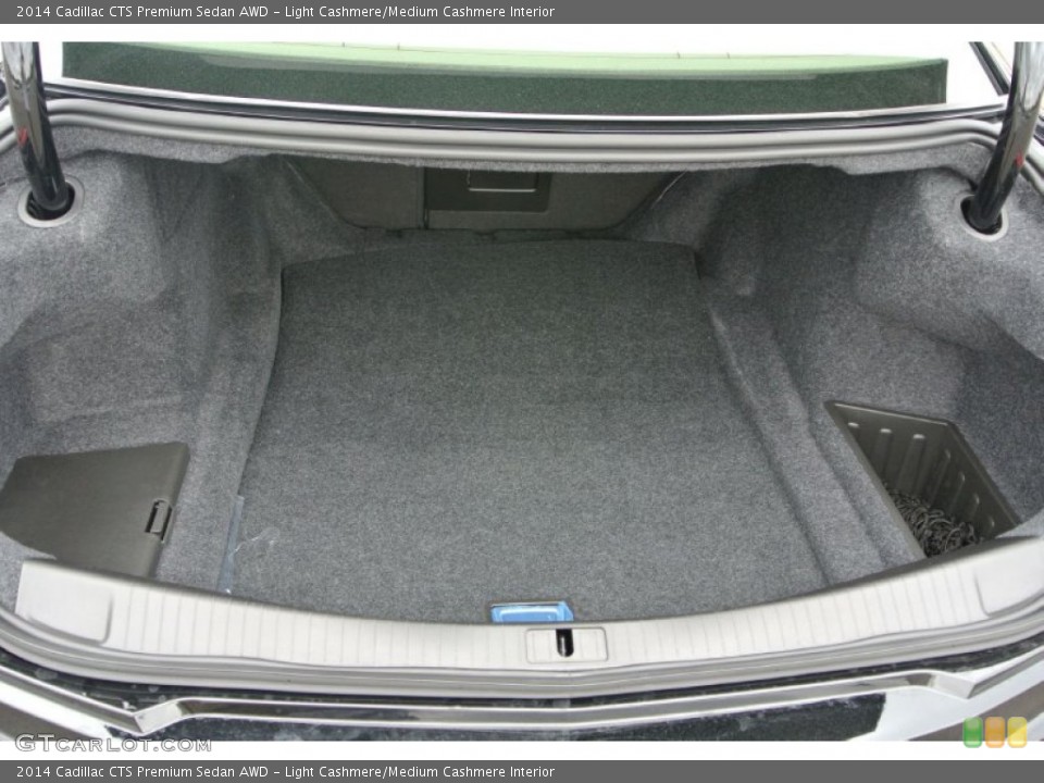 Light Cashmere/Medium Cashmere Interior Trunk for the 2014 Cadillac CTS Premium Sedan AWD #91976477