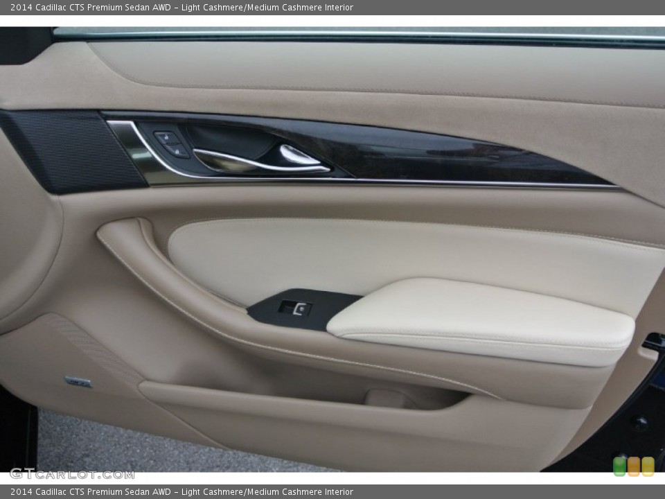 Light Cashmere/Medium Cashmere Interior Door Panel for the 2014 Cadillac CTS Premium Sedan AWD #91976492