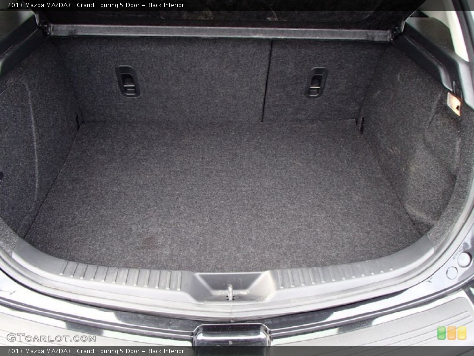Black Interior Trunk for the 2013 Mazda MAZDA3 i Grand Touring 5 Door #91978313