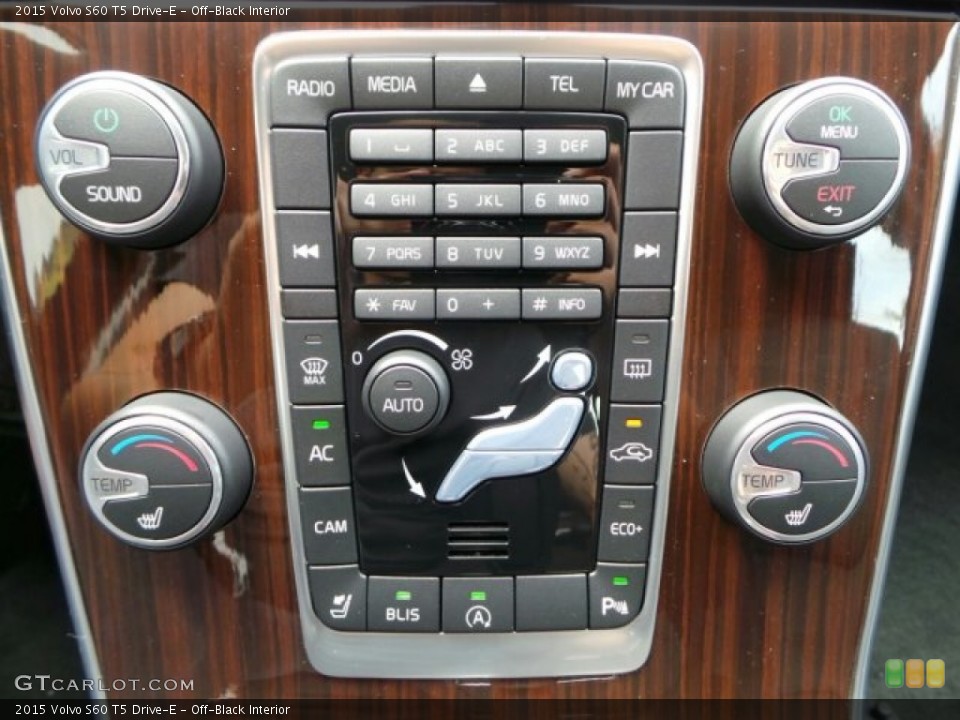 Off-Black Interior Controls for the 2015 Volvo S60 T5 Drive-E #91987860