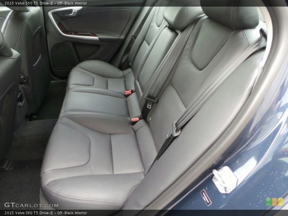 Off-Black Interior Rear Seat for the 2015 Volvo S60 T5 Drive-E #91987929