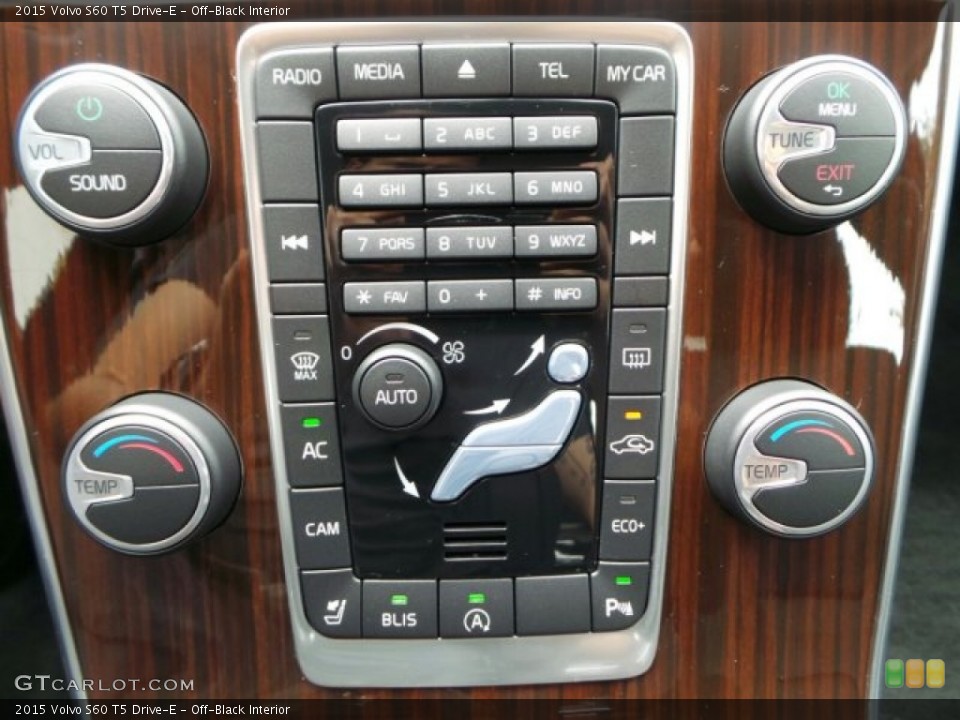 Off-Black Interior Controls for the 2015 Volvo S60 T5 Drive-E #91988400