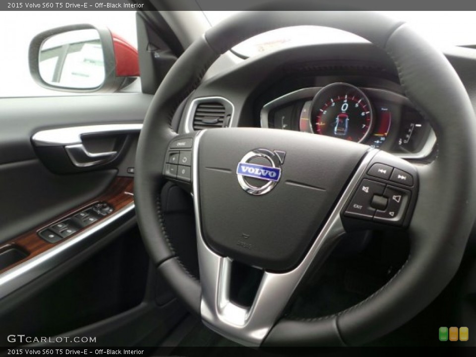 Off-Black Interior Steering Wheel for the 2015 Volvo S60 T5 Drive-E #91988536