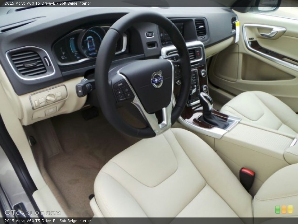 Soft Beige Interior Photo for the 2015 Volvo V60 T5 Drive-E #91988838