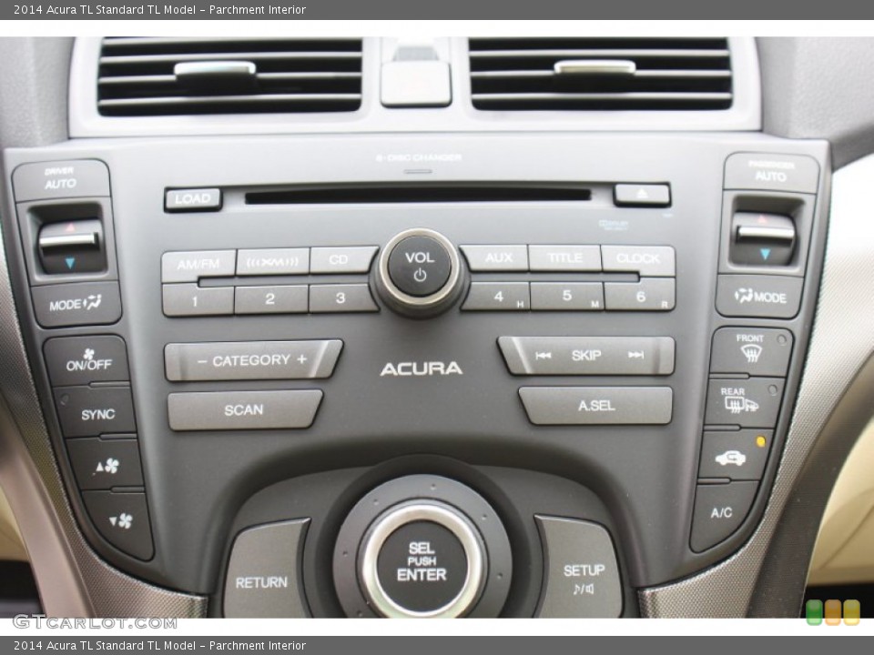 Parchment Interior Controls for the 2014 Acura TL  #91997786
