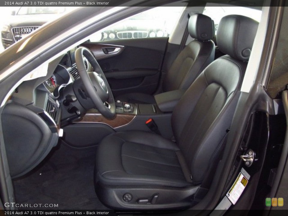 Black Interior Photo for the 2014 Audi A7 3.0 TDI quattro Premium Plus #92009048