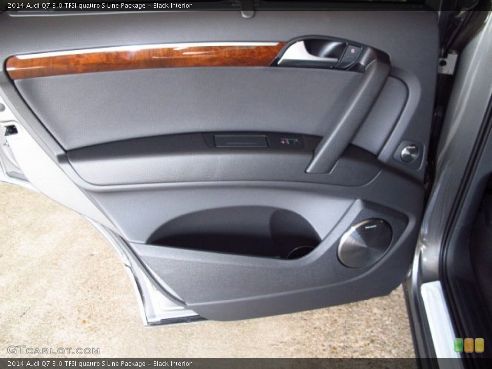 Black Interior Door Panel for the 2014 Audi Q7 3.0 TFSI quattro S Line Package #92011895