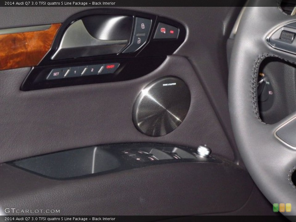 Black Interior Controls for the 2014 Audi Q7 3.0 TFSI quattro S Line Package #92012027