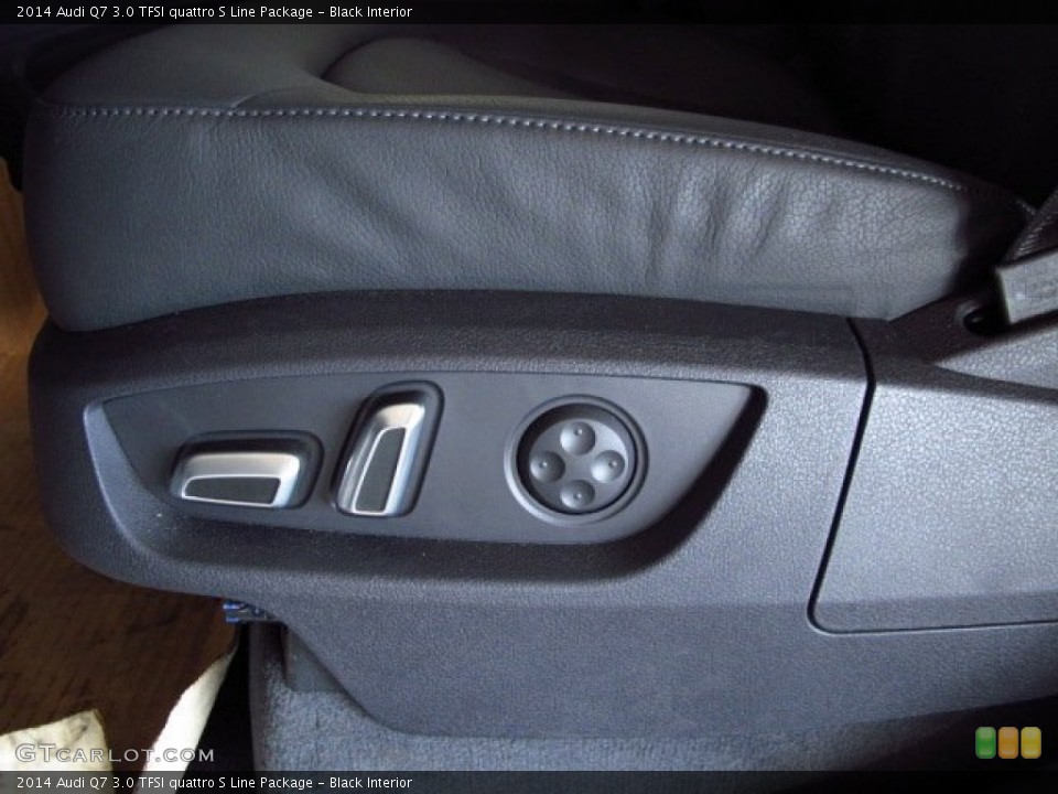 Black Interior Controls for the 2014 Audi Q7 3.0 TFSI quattro S Line Package #92012069