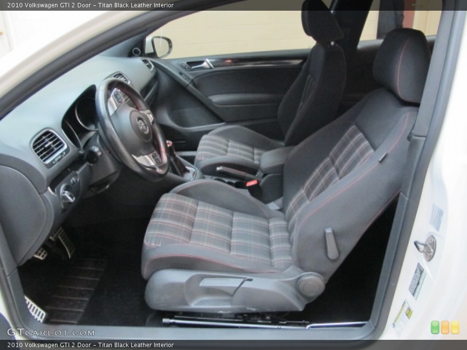 Titan Black Leather Interior Photo for the 2010 Volkswagen GTI 2 Door #92022998