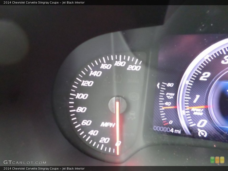 Jet Black Interior Gauges for the 2014 Chevrolet Corvette Stingray Coupe #92028260