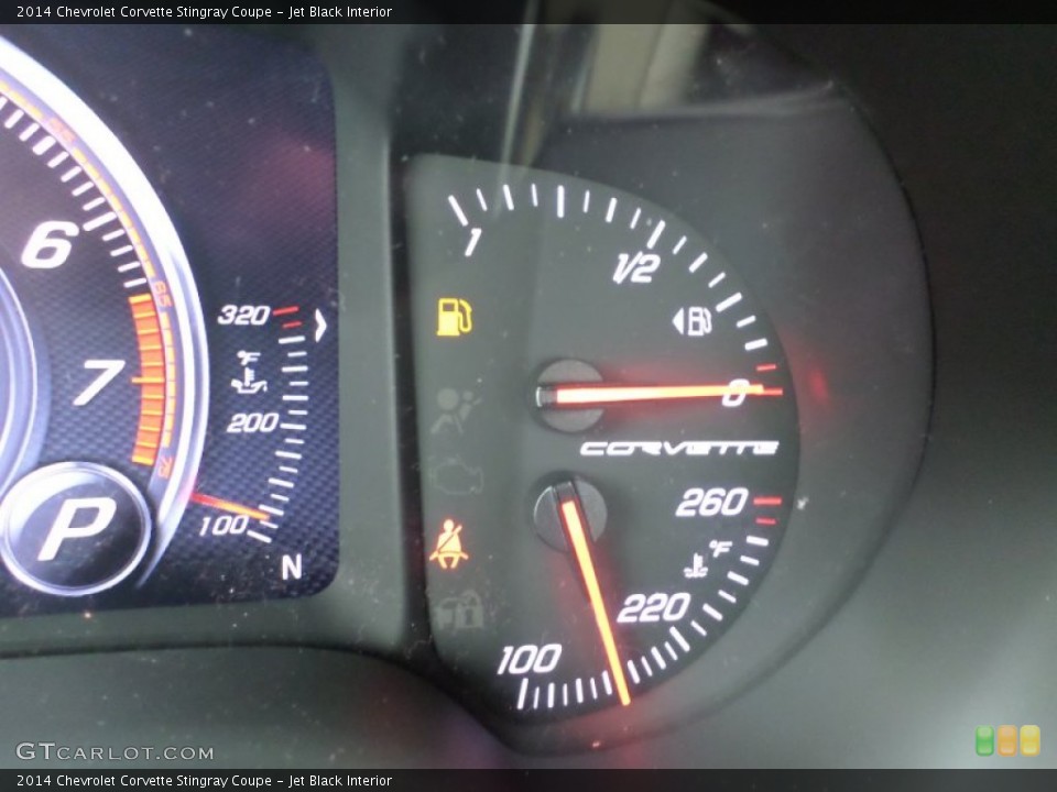 Jet Black Interior Gauges for the 2014 Chevrolet Corvette Stingray Coupe #92028275