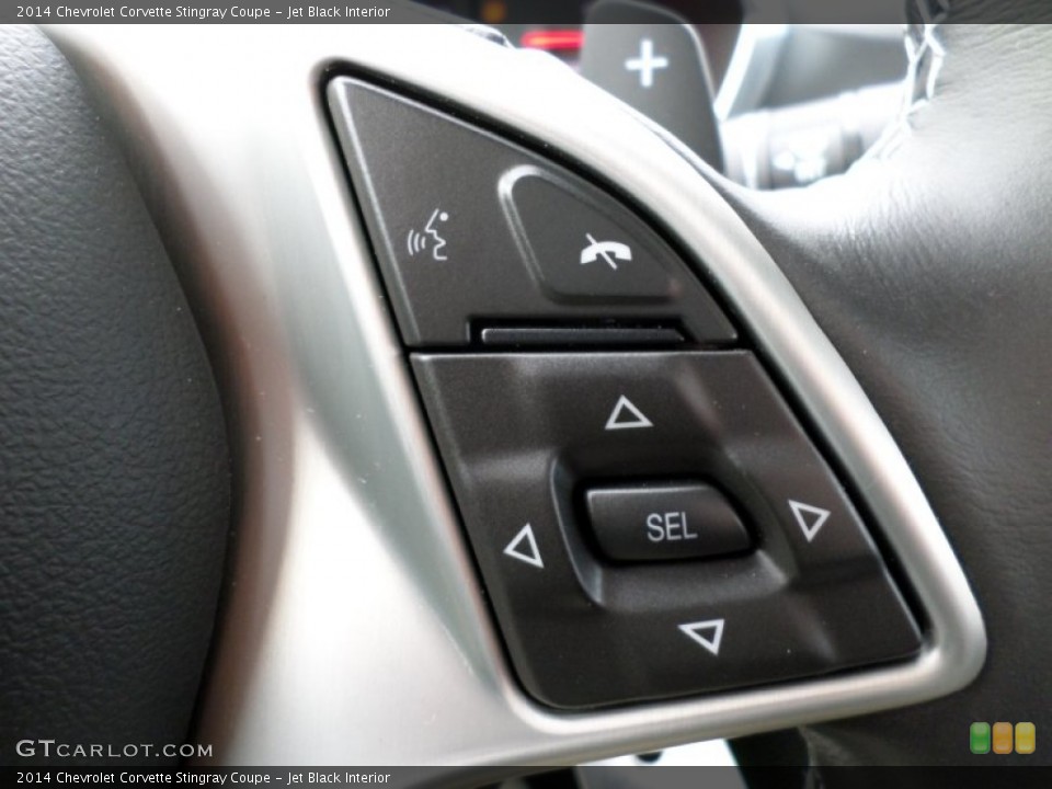 Jet Black Interior Controls for the 2014 Chevrolet Corvette Stingray Coupe #92028317