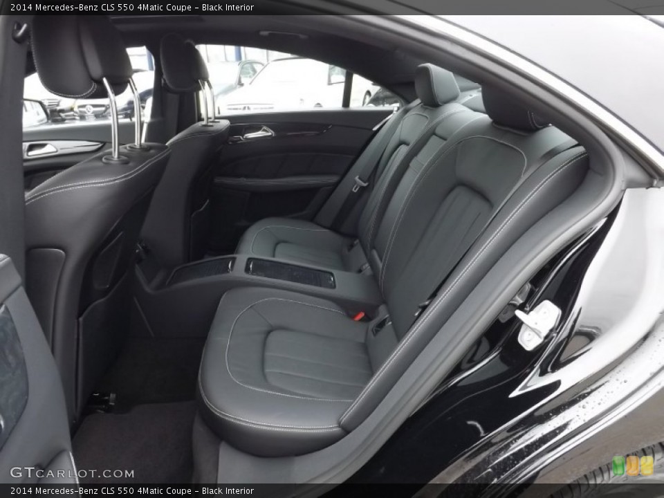 Black Interior Rear Seat for the 2014 Mercedes-Benz CLS 550 4Matic Coupe #92036678