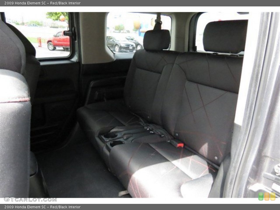 Red/Black Interior Rear Seat for the 2009 Honda Element SC #92043731