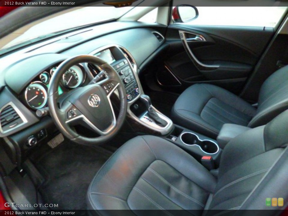 Ebony Interior Photo for the 2012 Buick Verano FWD #92045240