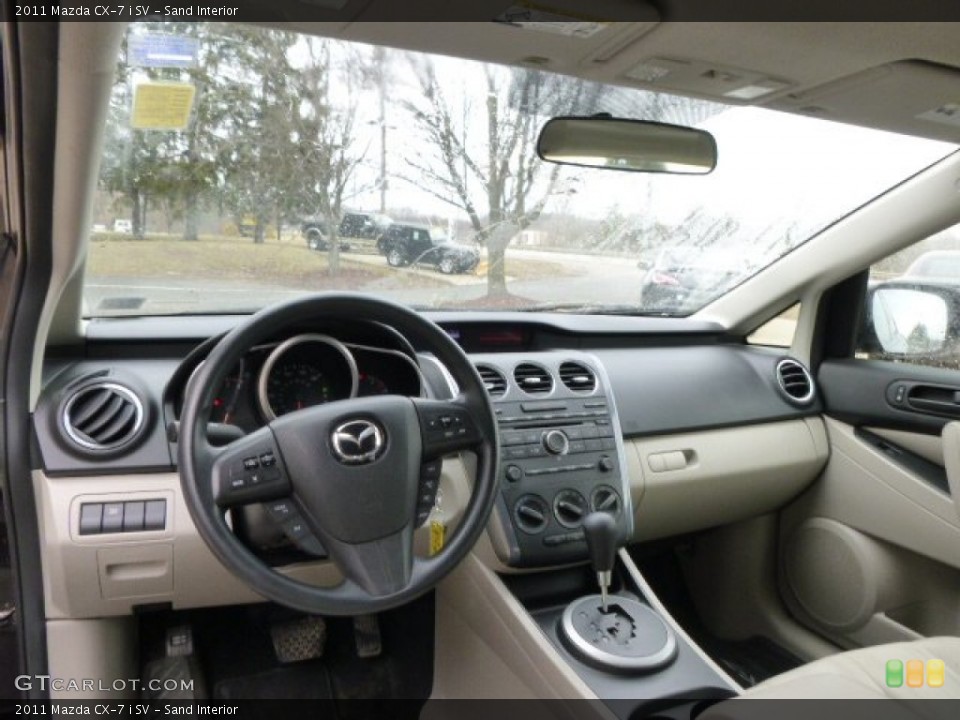 Sand Interior Dashboard for the 2011 Mazda CX-7 i SV #92046986