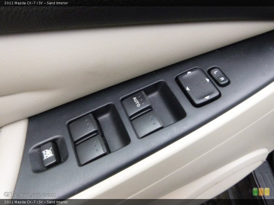 Sand Interior Controls for the 2011 Mazda CX-7 i SV #92047007