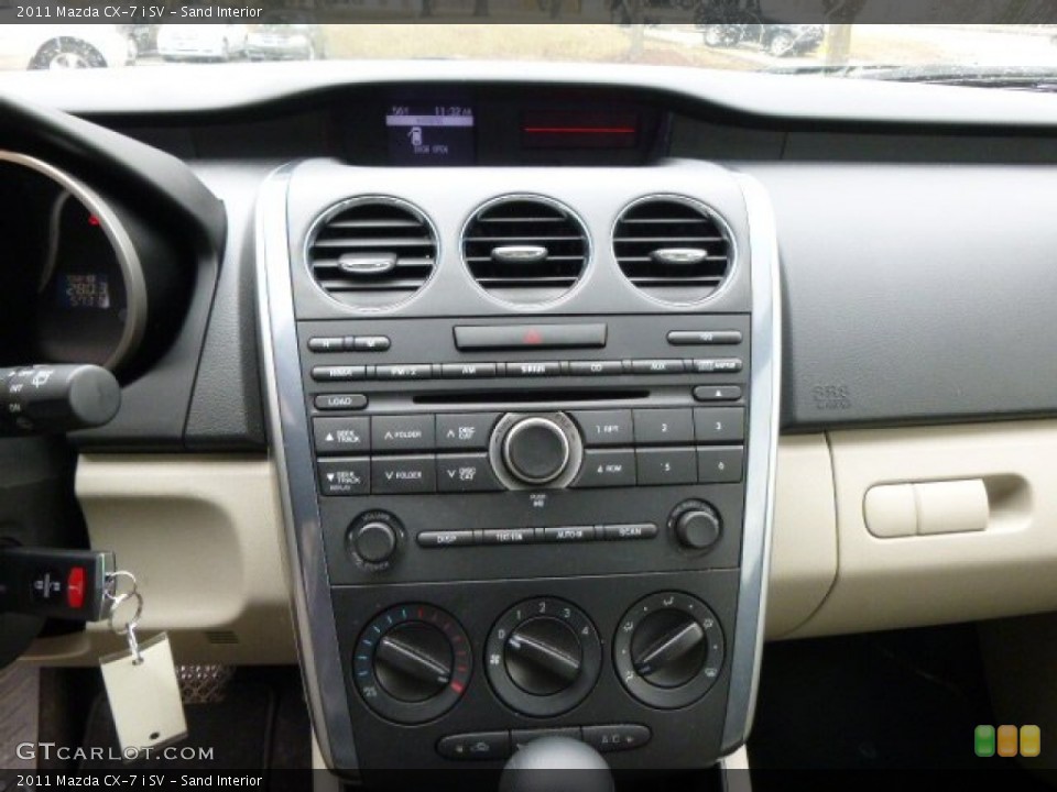 Sand Interior Controls for the 2011 Mazda CX-7 i SV #92047031