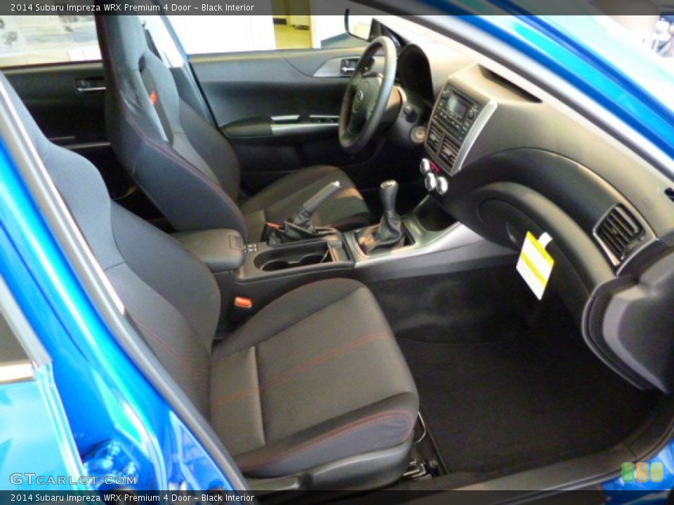 Black Interior Front Seat for the 2014 Subaru Impreza WRX Premium 4 Door #92054516