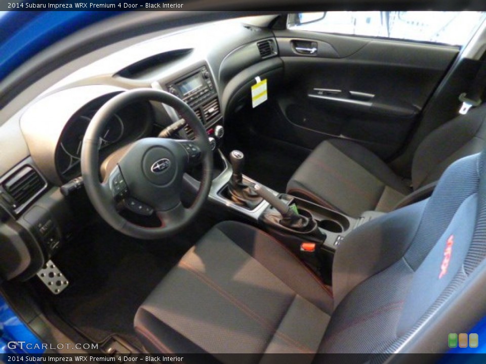 Black Interior Photo for the 2014 Subaru Impreza WRX Premium 4 Door #92054678