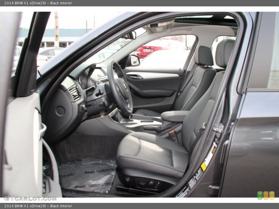 Black Interior Front Seat for the 2014 BMW X1 xDrive28i #92059064