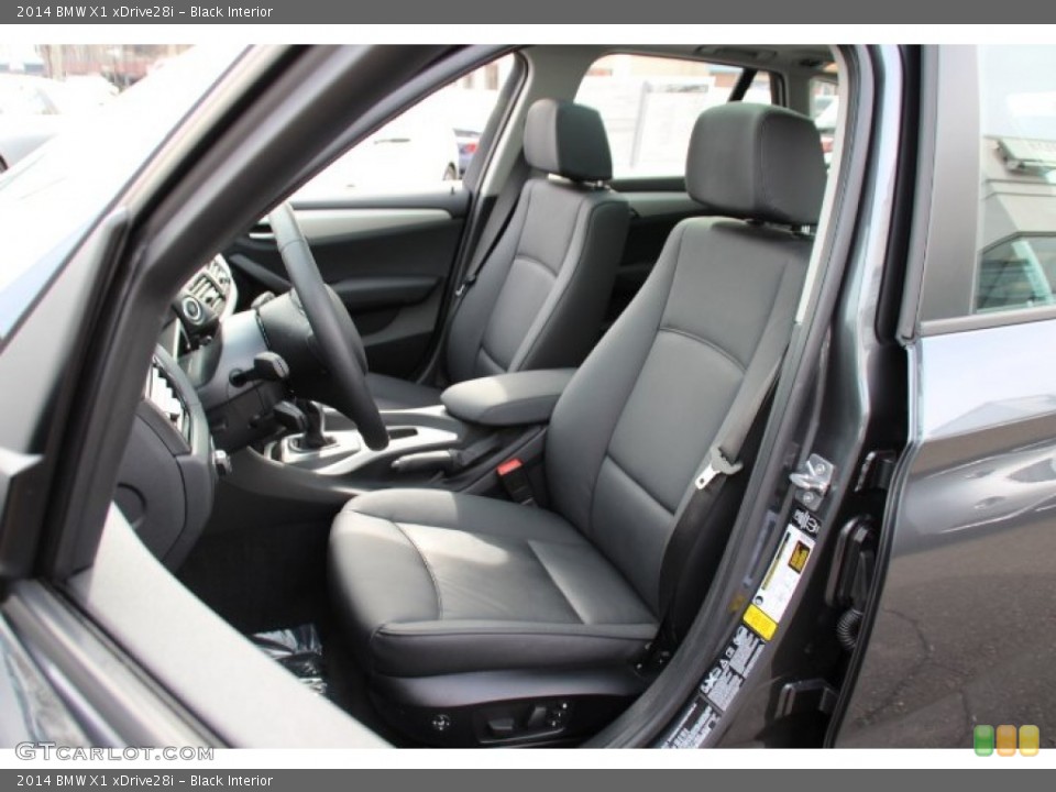 Black Interior Front Seat for the 2014 BMW X1 xDrive28i #92059088