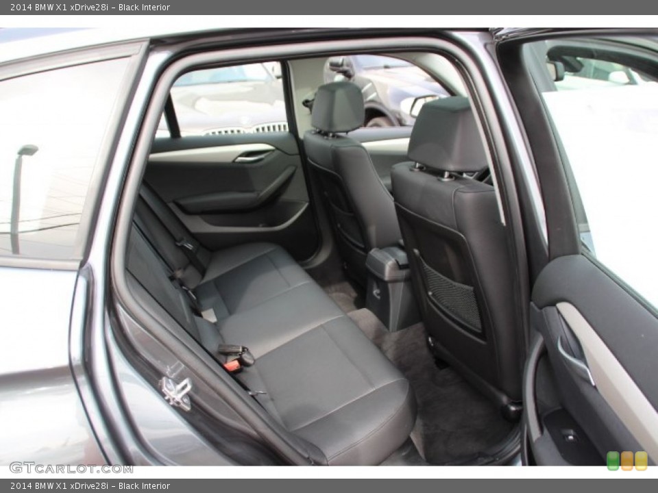 Black Interior Rear Seat for the 2014 BMW X1 xDrive28i #92059343