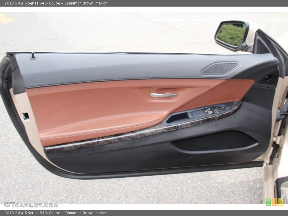 Cinnamon Brown Interior Door Panel for the 2013 BMW 6 Series 640i Coupe #92060465