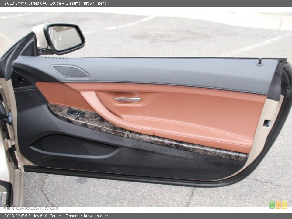 Cinnamon Brown Interior Door Panel for the 2013 BMW 6 Series 640i Coupe #92060747