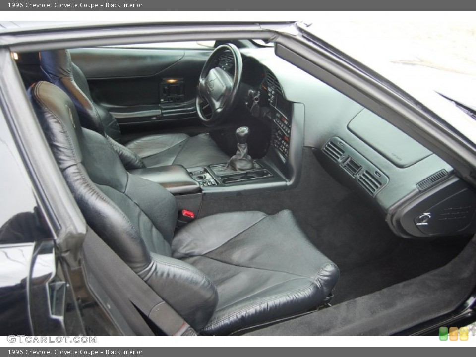 Black Interior Photo for the 1996 Chevrolet Corvette Coupe #92061149