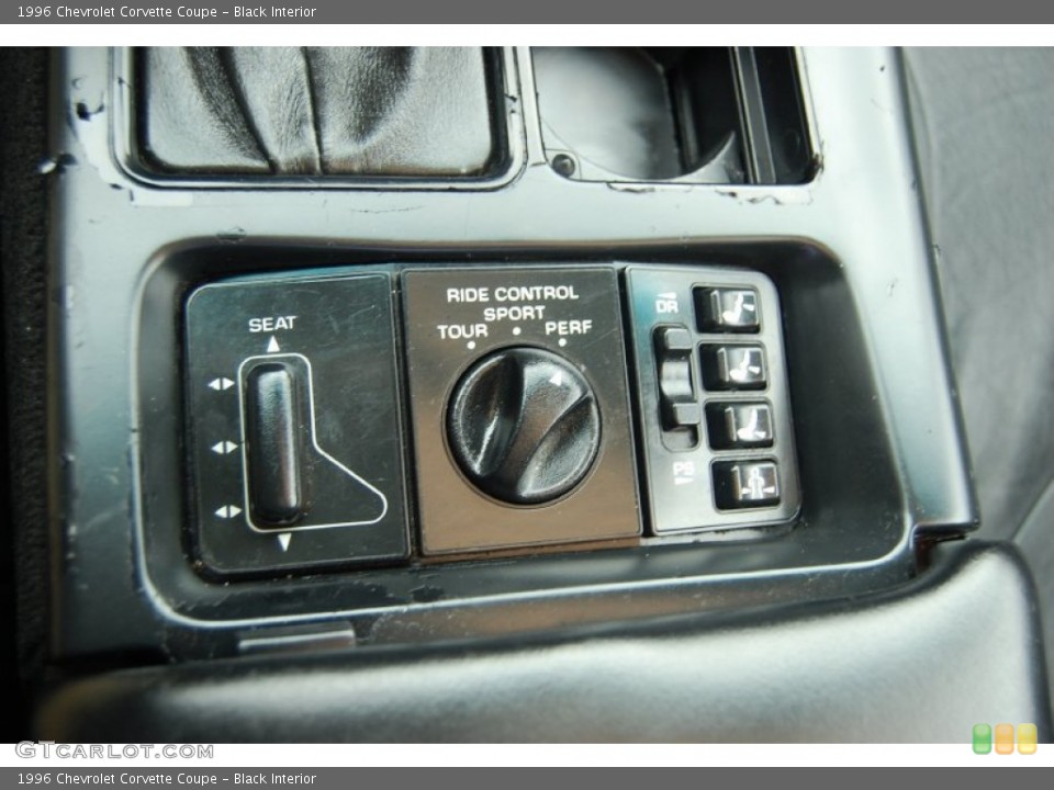 Black Interior Controls for the 1996 Chevrolet Corvette Coupe #92061767