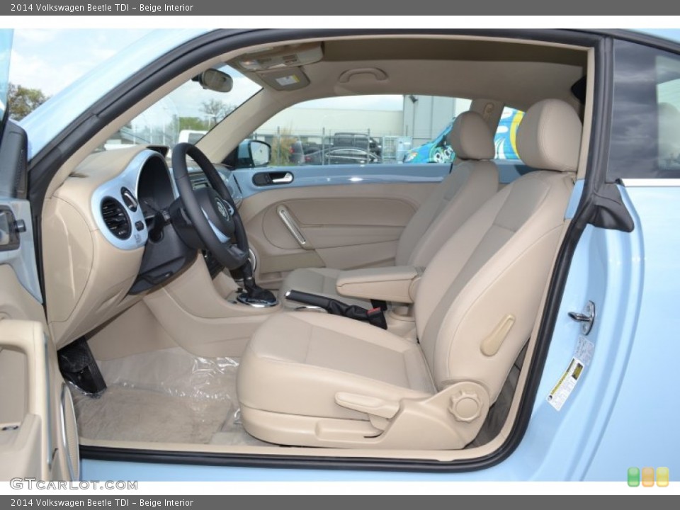 Beige Interior Photo for the 2014 Volkswagen Beetle TDI #92064089