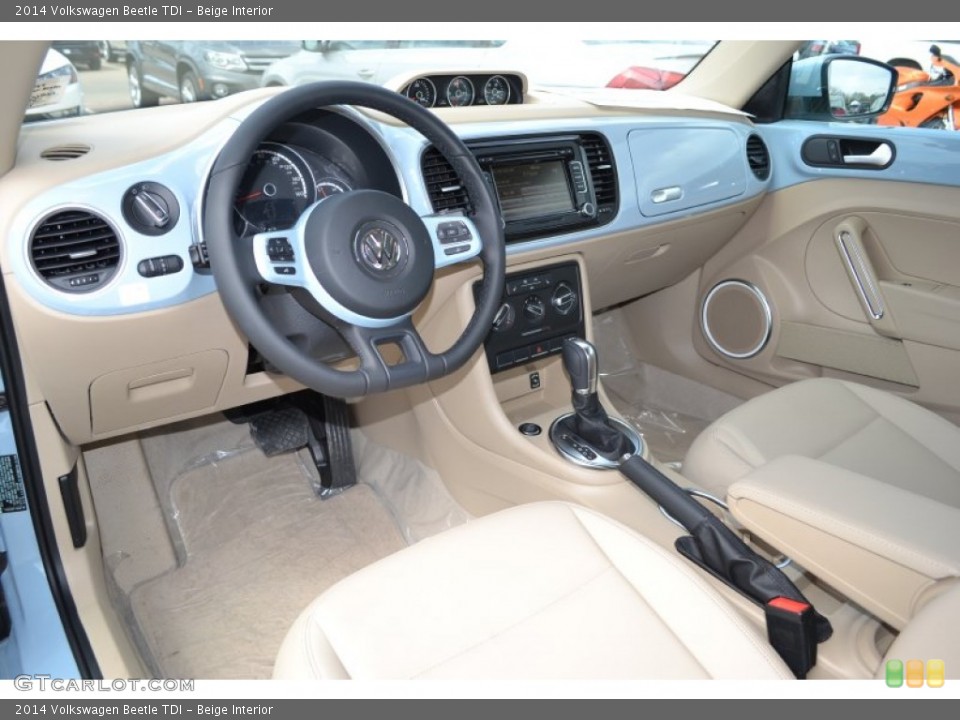 Beige Interior Prime Interior for the 2014 Volkswagen Beetle TDI #92064134