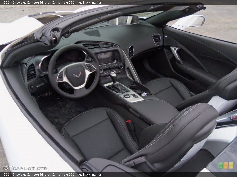 Jet Black Interior Photo for the 2014 Chevrolet Corvette Stingray Convertible Z51 #92069790