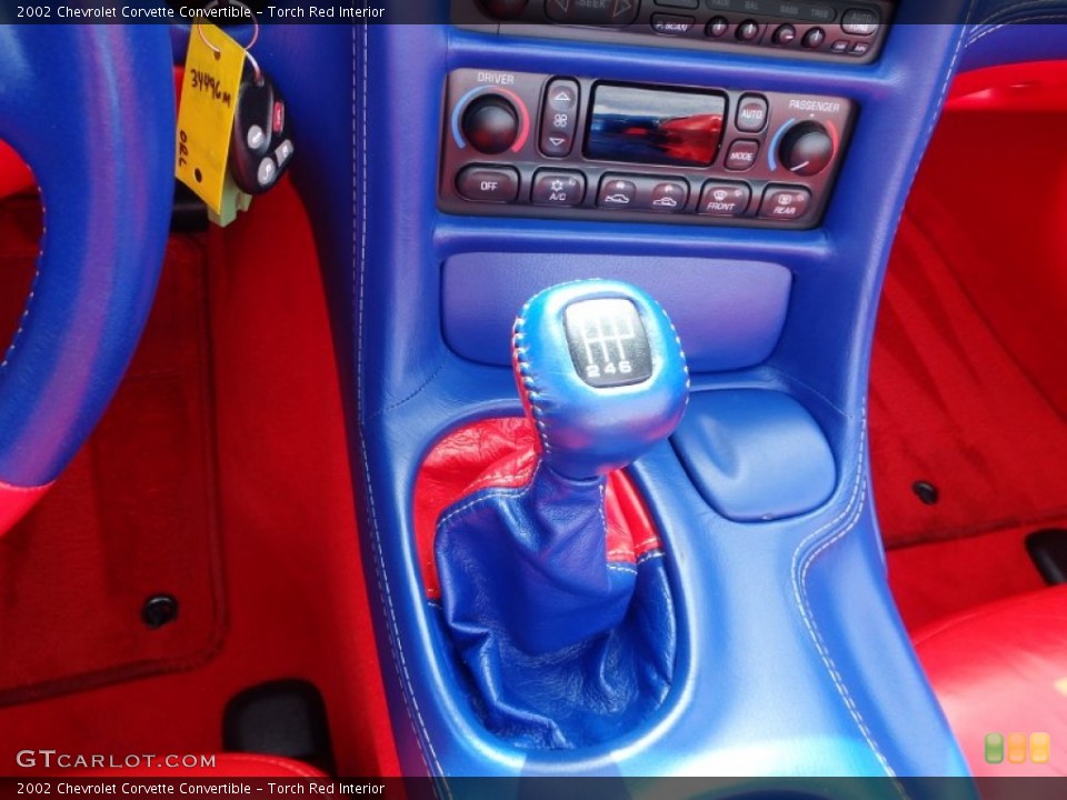 Torch Red Interior Transmission for the 2002 Chevrolet Corvette Convertible #92077745