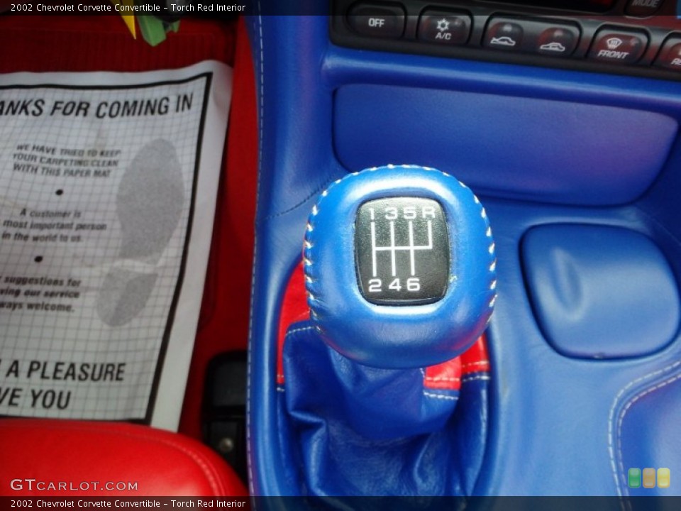 Torch Red Interior Transmission for the 2002 Chevrolet Corvette Convertible #92077808