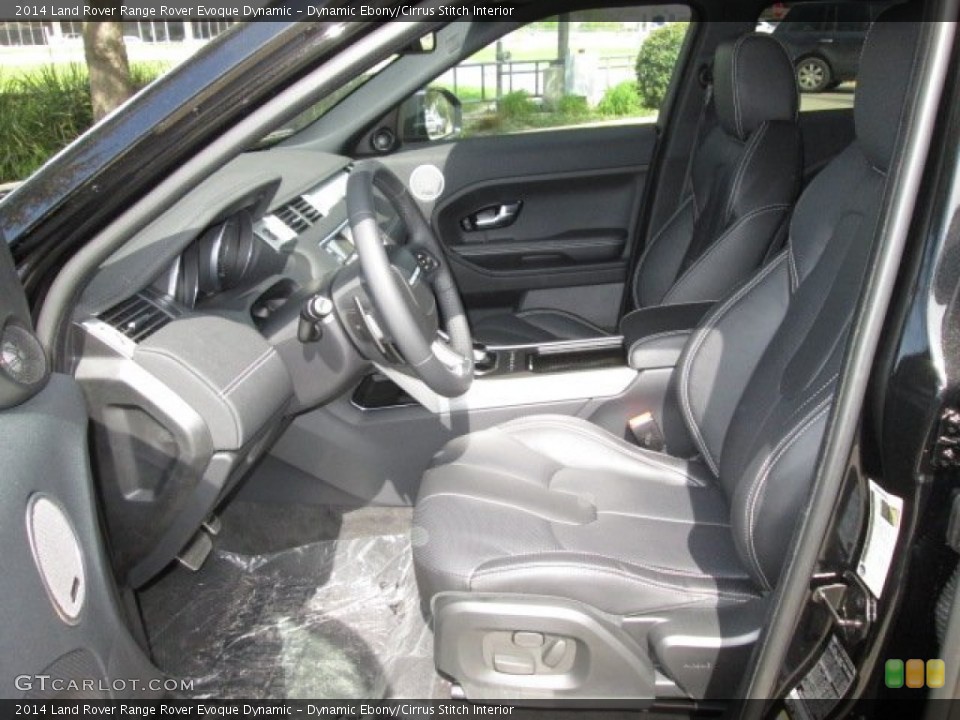 Dynamic Ebony/Cirrus Stitch Interior Photo for the 2014 Land Rover Range Rover Evoque Dynamic #92082353
