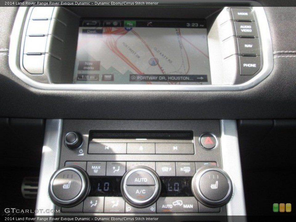 Dynamic Ebony/Cirrus Stitch Interior Controls for the 2014 Land Rover Range Rover Evoque Dynamic #92082422