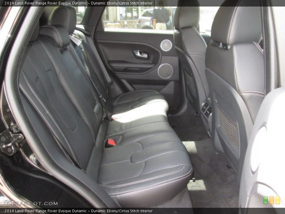 Dynamic Ebony/Cirrus Stitch Interior Rear Seat for the 2014 Land Rover Range Rover Evoque Dynamic #92082452