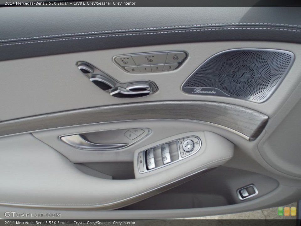 Crystal Grey/Seashell Grey Interior Door Panel for the 2014 Mercedes-Benz S 550 Sedan #92092340
