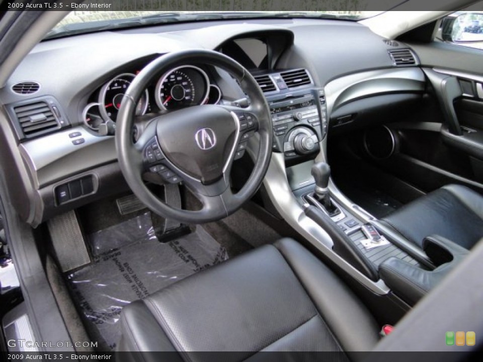 Ebony Interior Photo for the 2009 Acura TL 3.5 #92099645