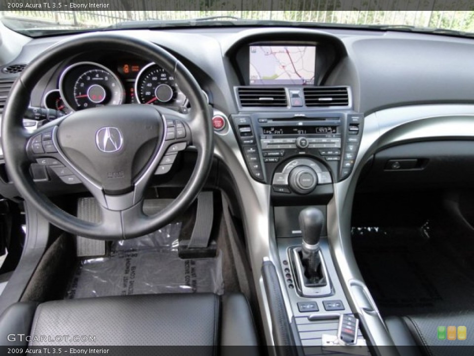 Ebony Interior Dashboard for the 2009 Acura TL 3.5 #92099662