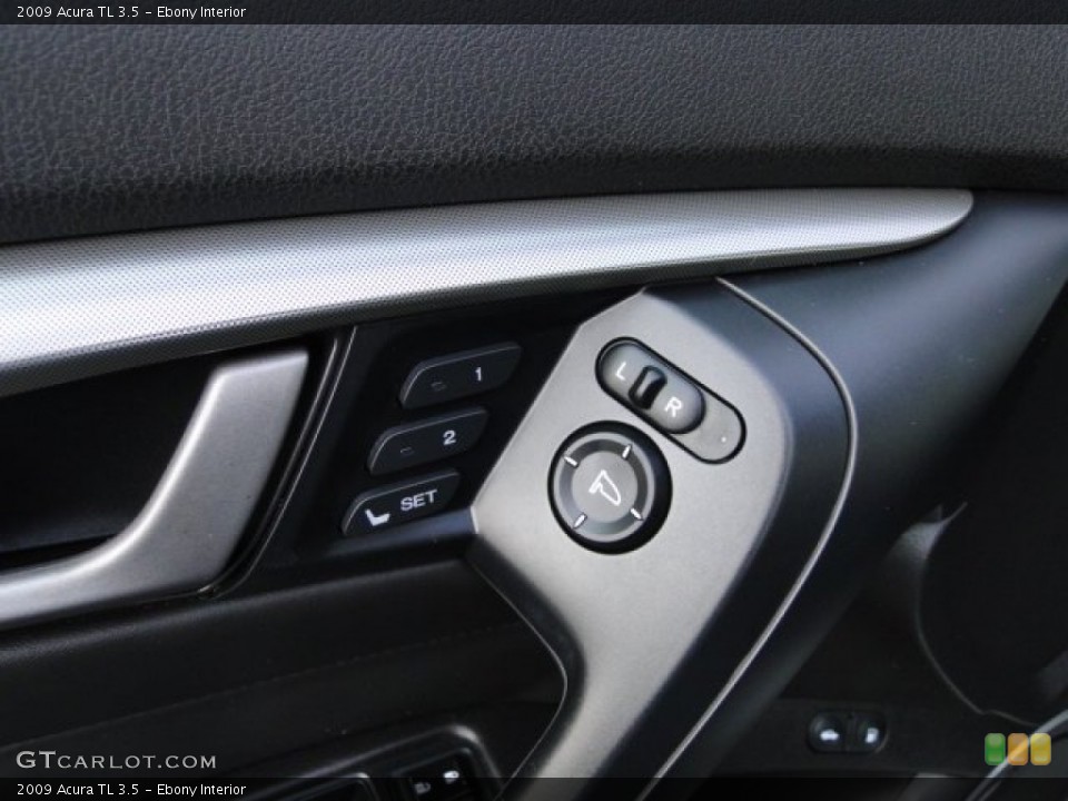Ebony Interior Controls for the 2009 Acura TL 3.5 #92100026