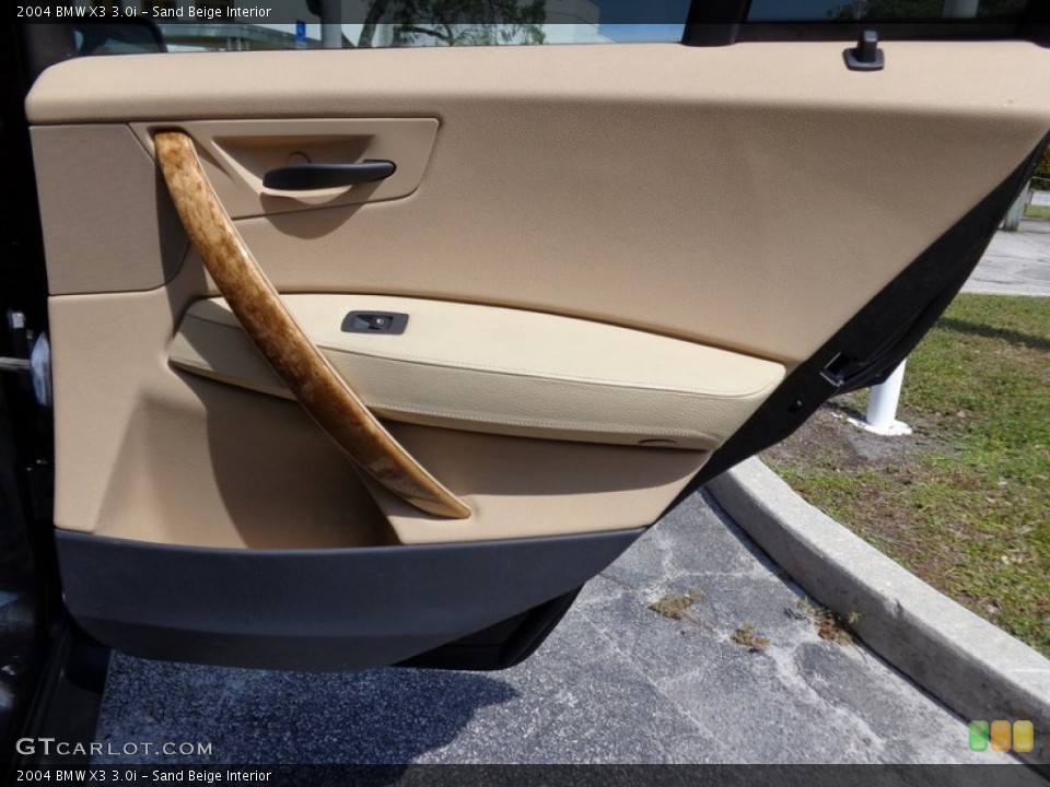 Sand Beige Interior Door Panel for the 2004 BMW X3 3.0i #92105054