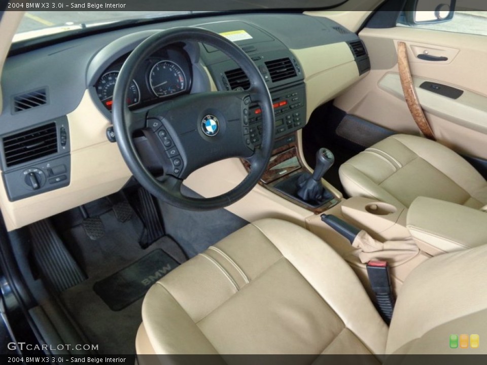 Sand Beige Interior Photo for the 2004 BMW X3 3.0i #92105270
