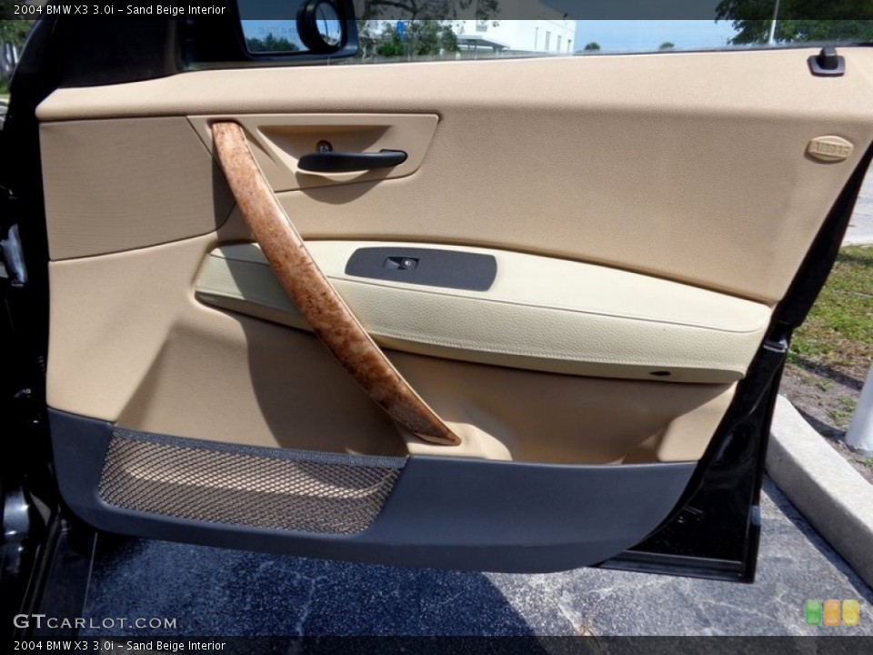 Sand Beige Interior Door Panel for the 2004 BMW X3 3.0i #92105348
