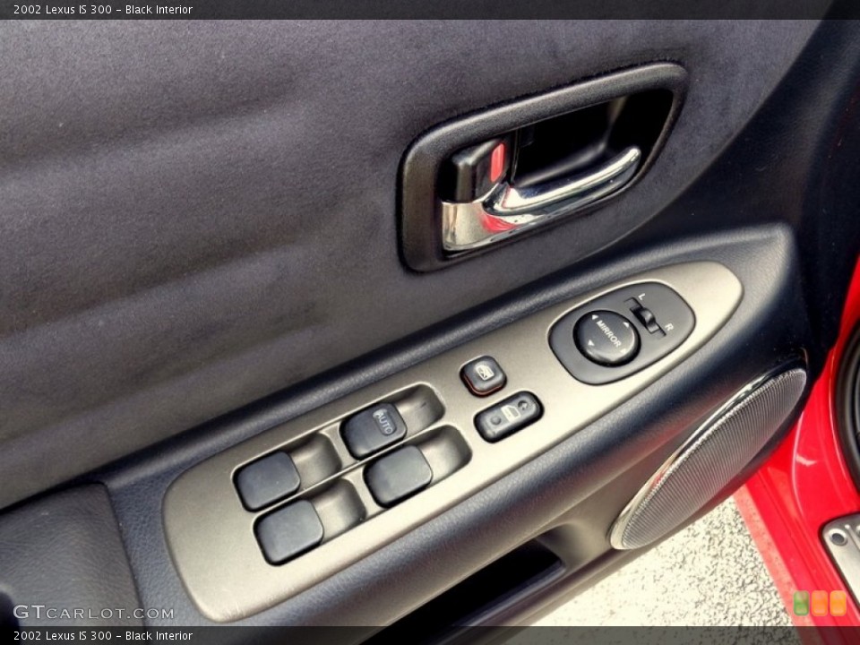 Black Interior Controls for the 2002 Lexus IS 300 #92106495